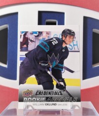 William Eklund 2022-23 - Rookie Arrivals Credentials Upper Deck #Ra-12